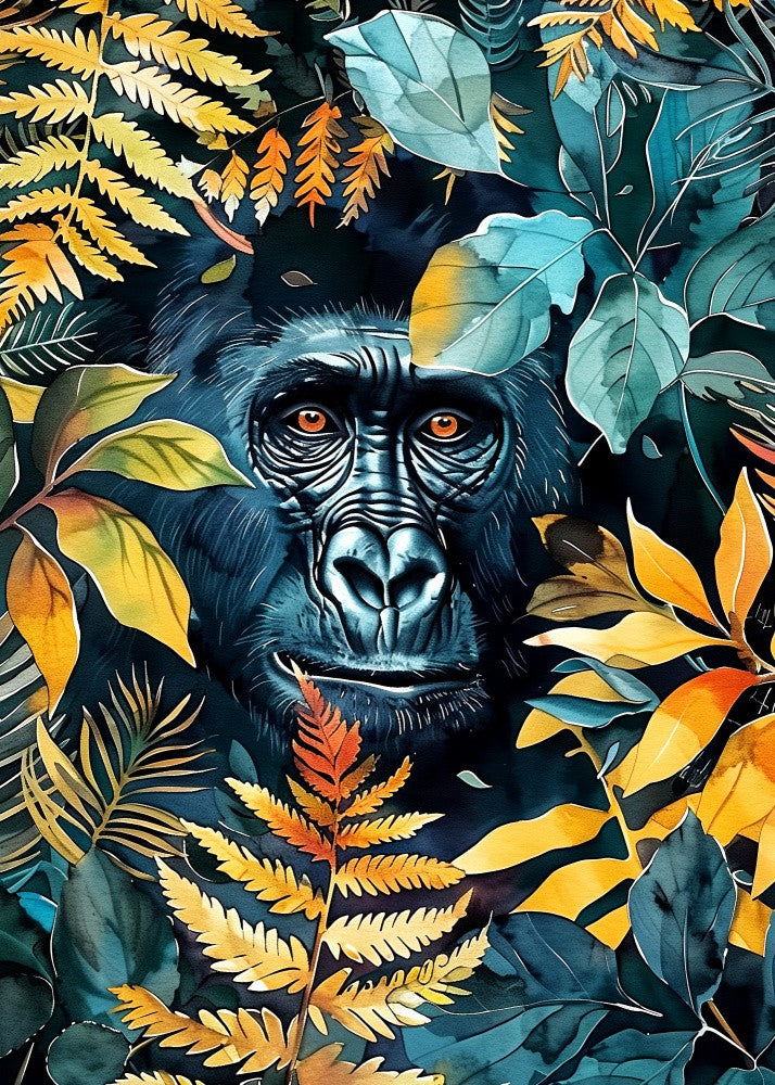 Gorilla 3 animal art