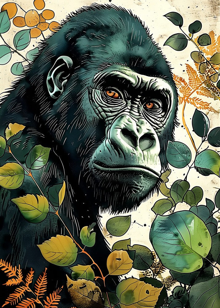 Gorilla 2 animal art