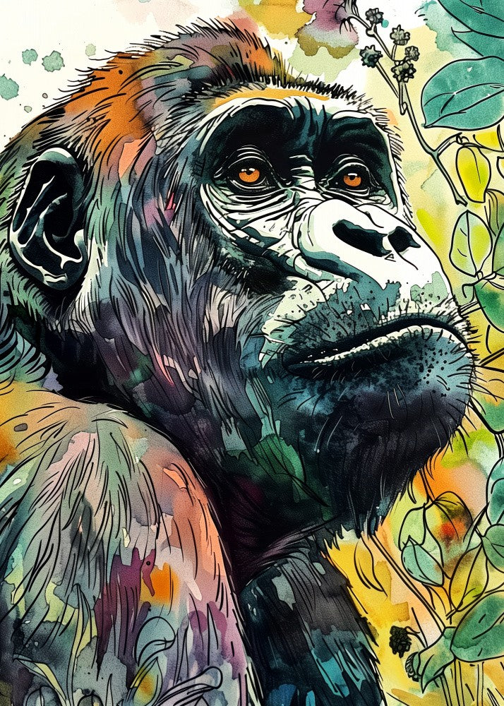 Gorilla 6 animal art