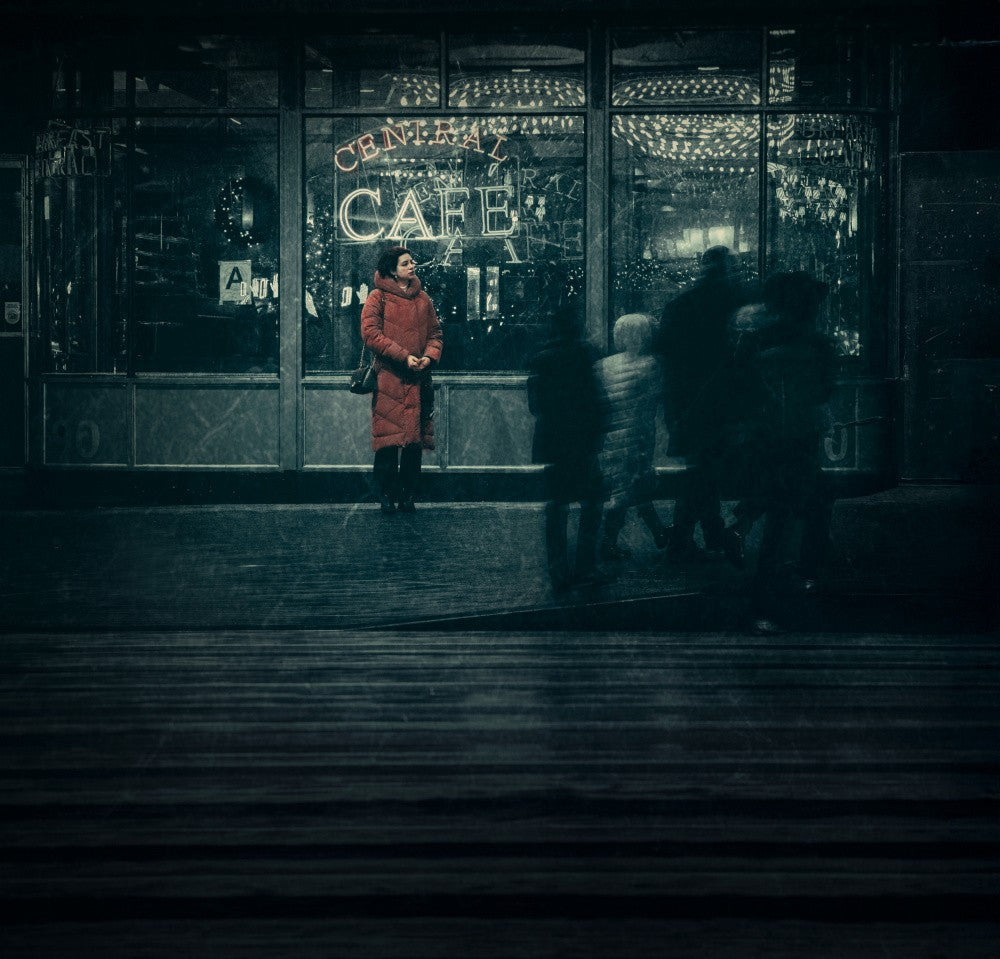Winter evening in the city 2