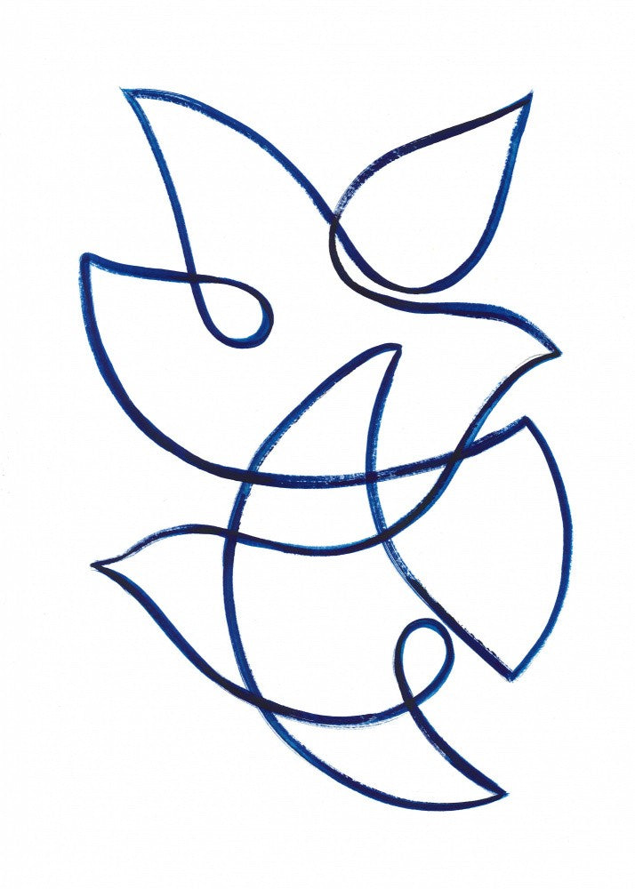 Single Line Birds
