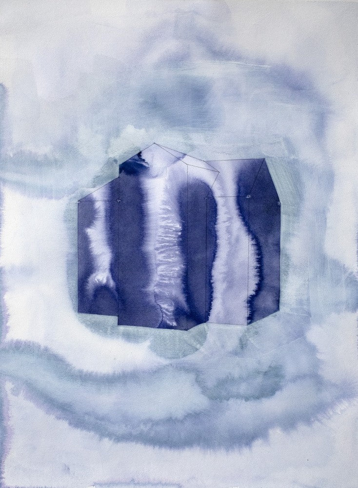 Blue and Purple Organic shapes
