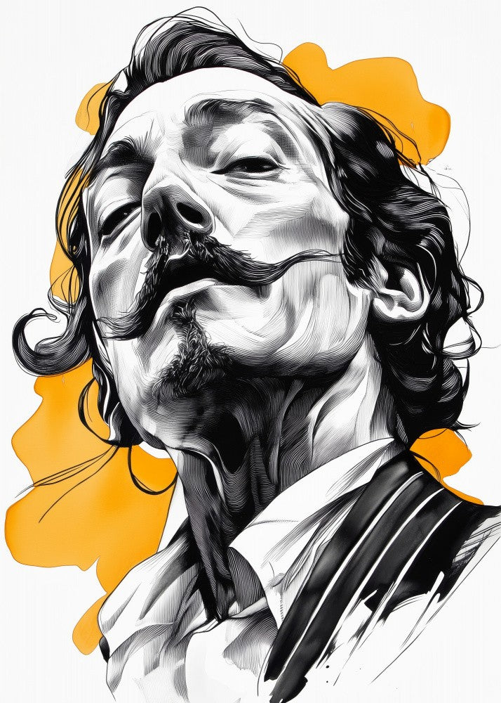Salvador Dali portrait