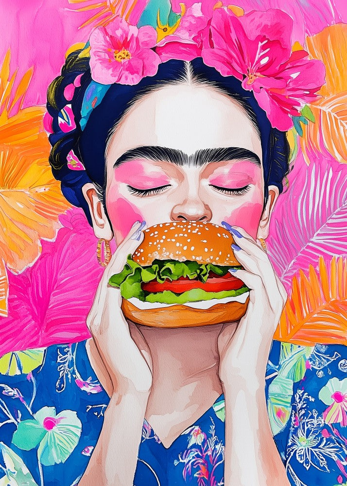 Frida Eating