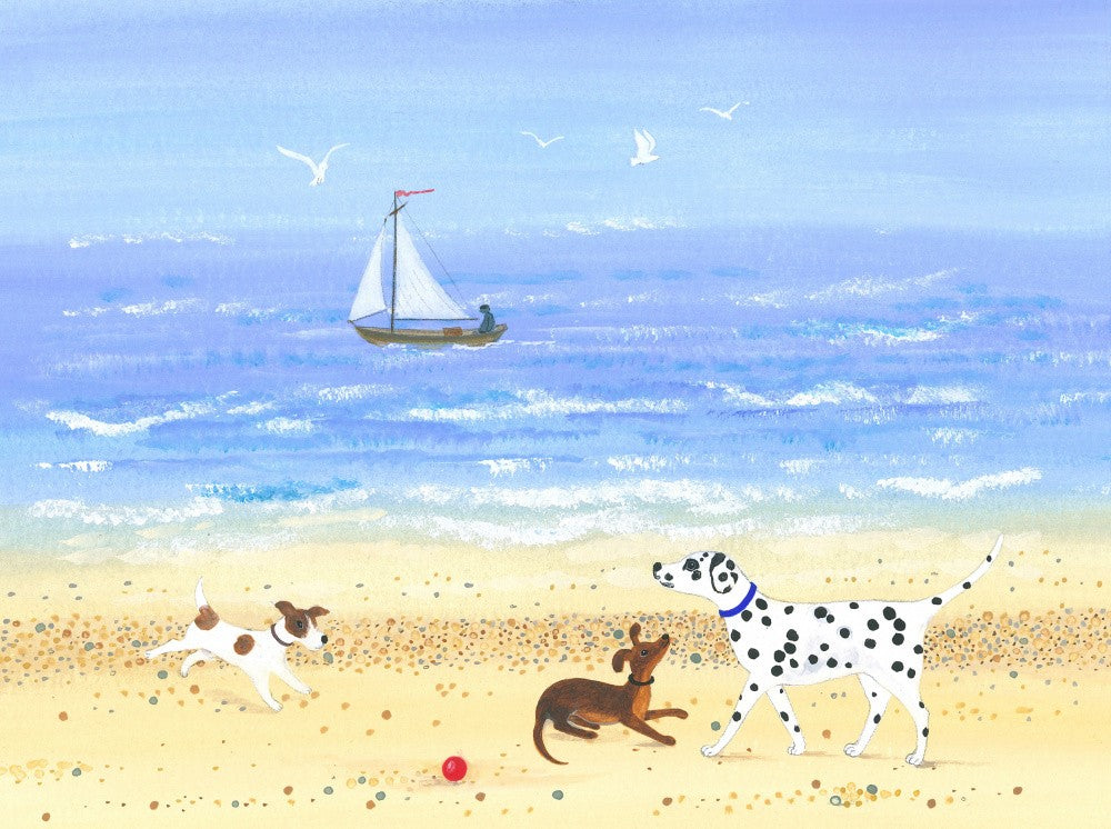 Doggy Plays On the Beach