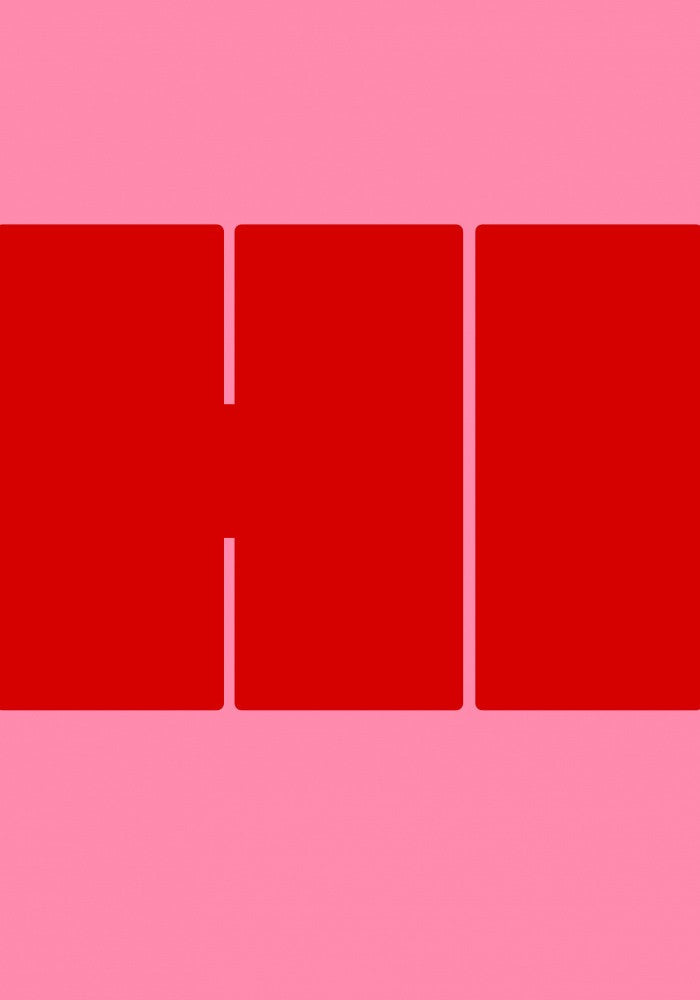 Bold Red Shapes