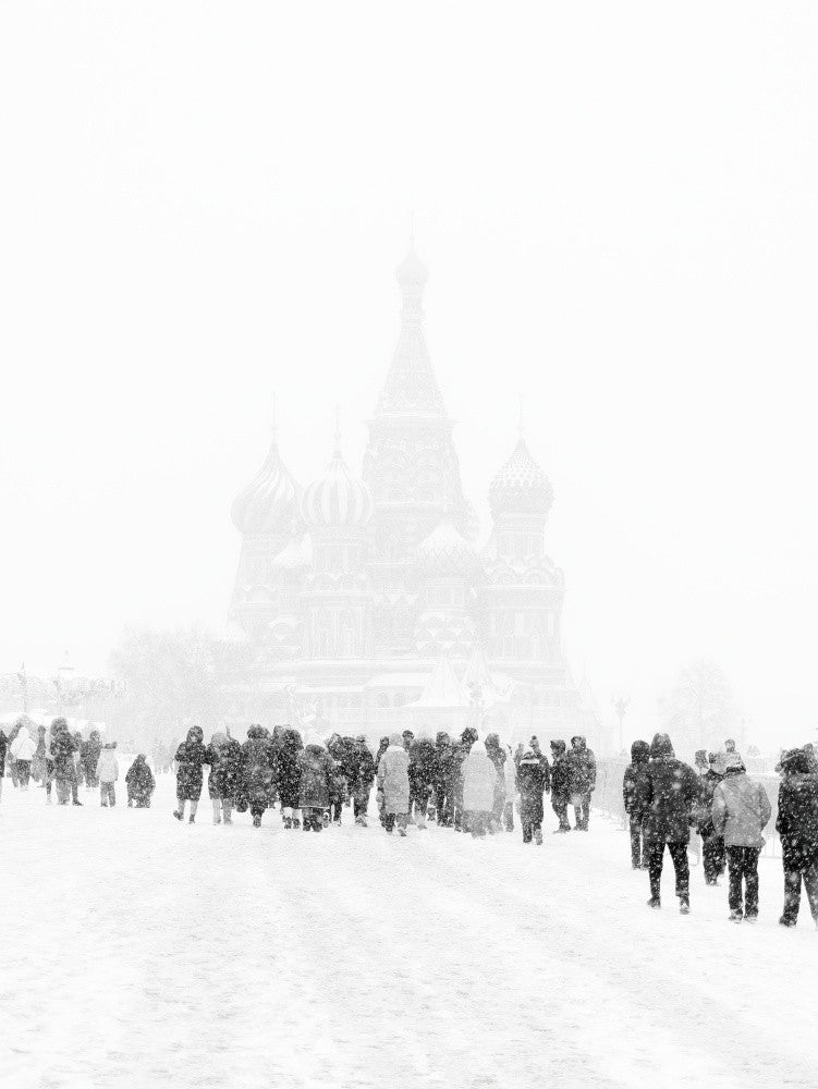St. Basil's cathedral in winter