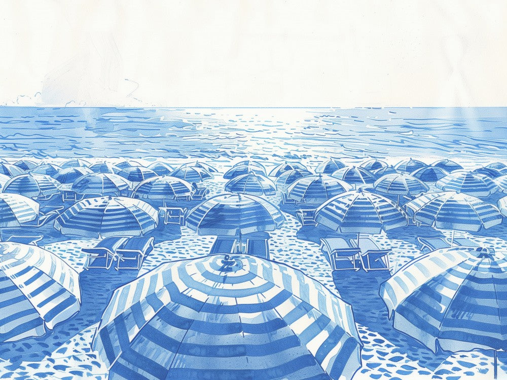 Striped Umbrellas