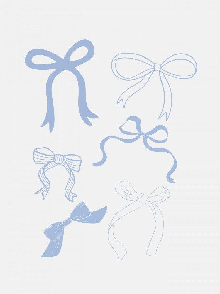 Light Blue Bows