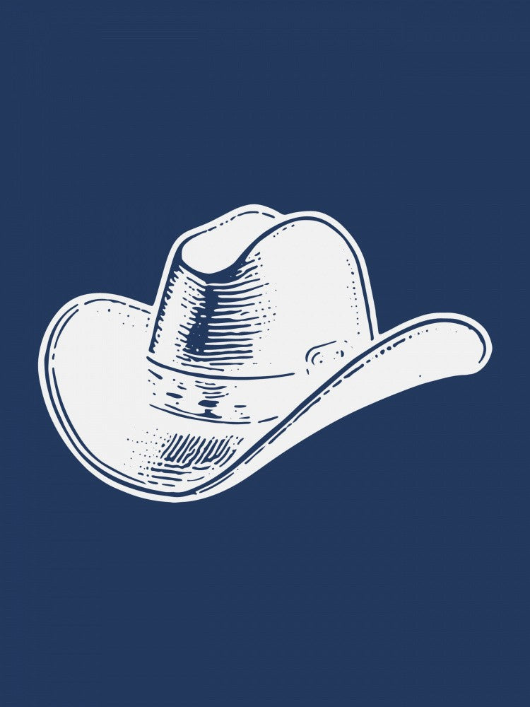 Navy Blue Cowboy Hat