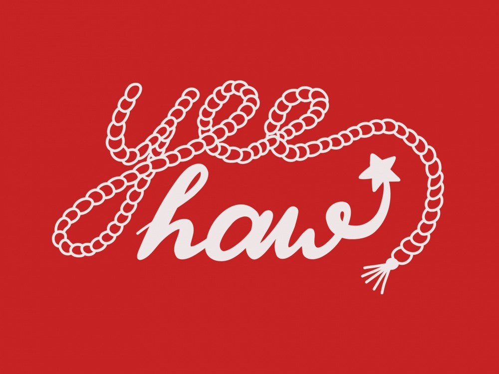 White Rope Lettering