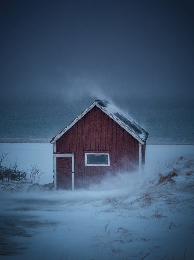 snow blowing
