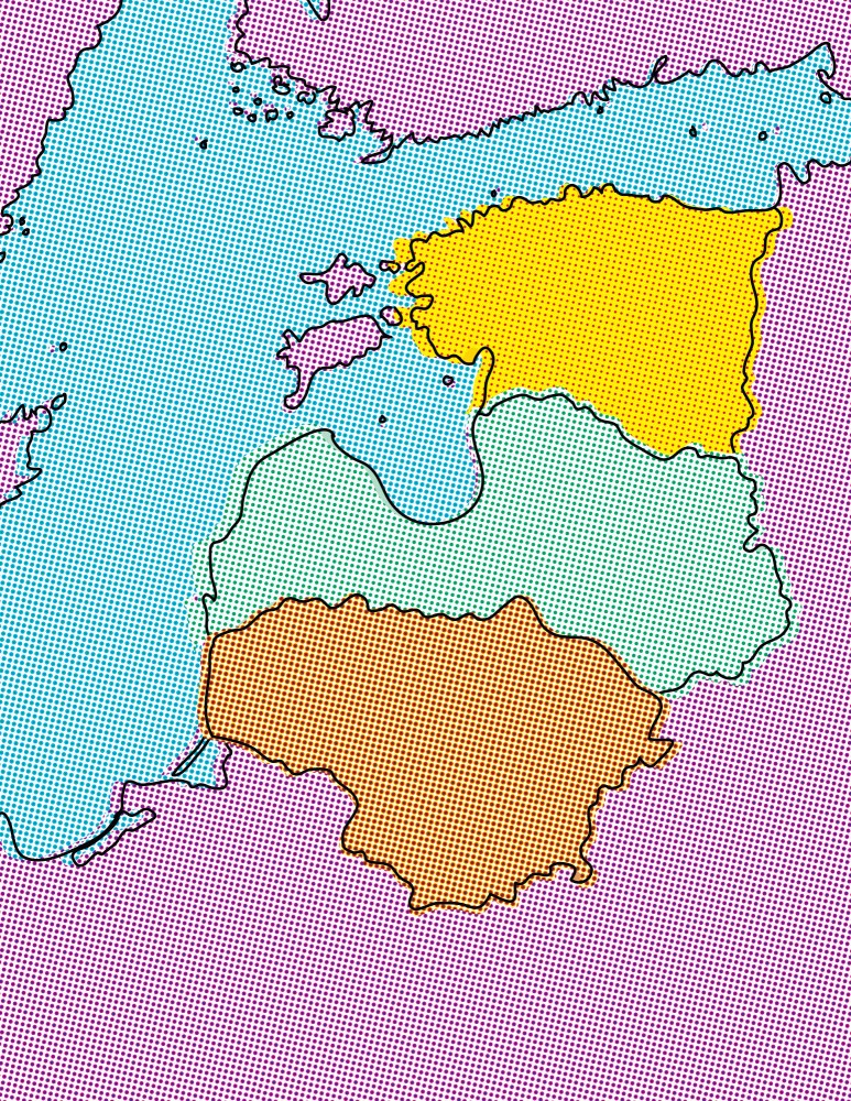 Pop Map Mosaic