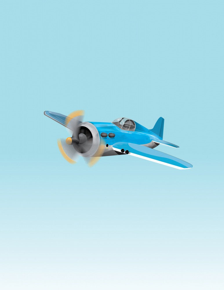 Small Blue Aircraft