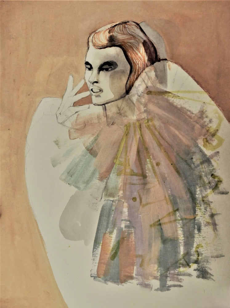Figure with Expressive Eyes