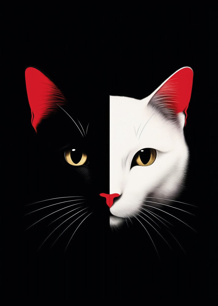 Black and white face cat (169)