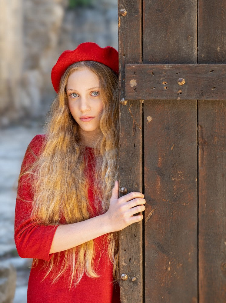 Girl in red