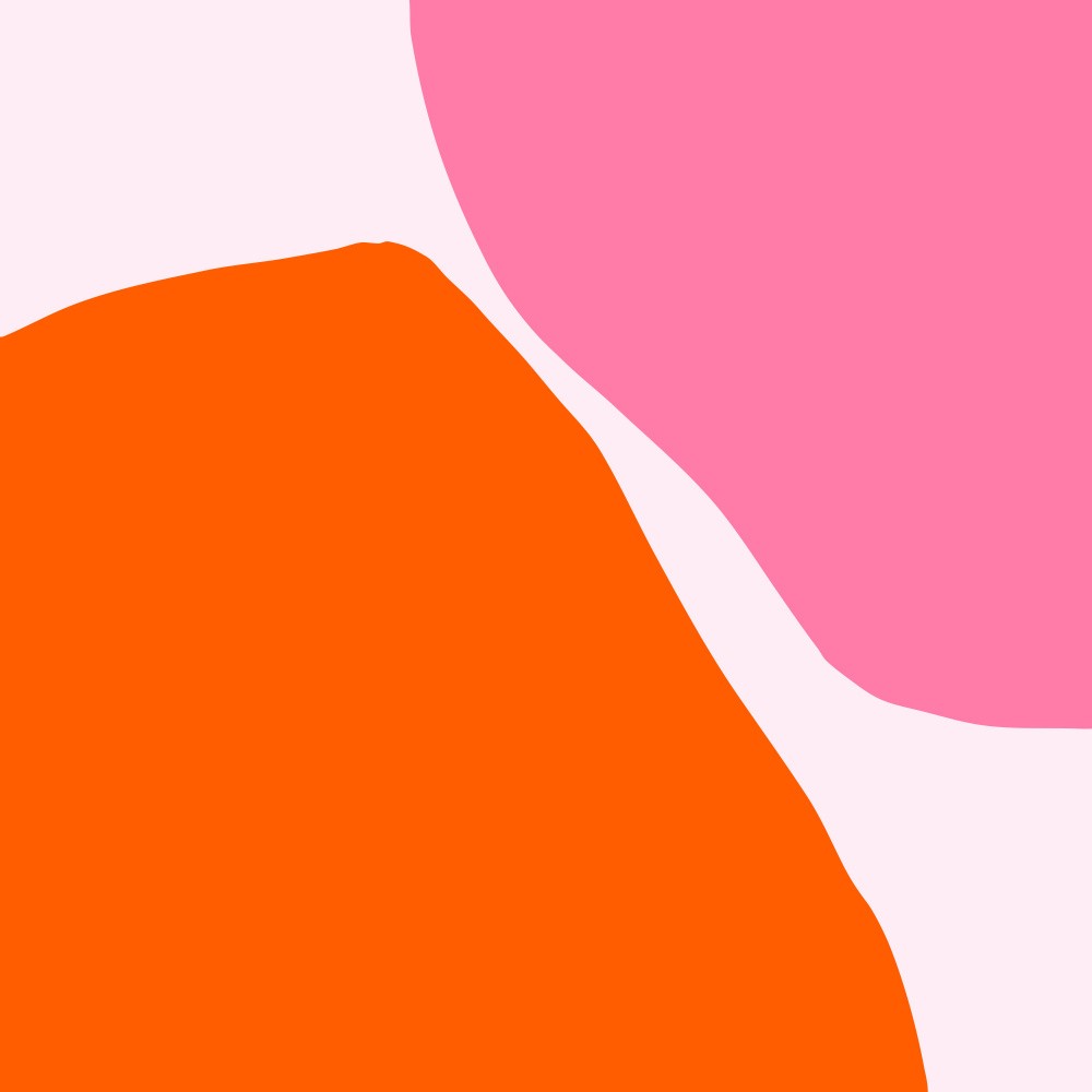 Bold Orange and Pink shapes