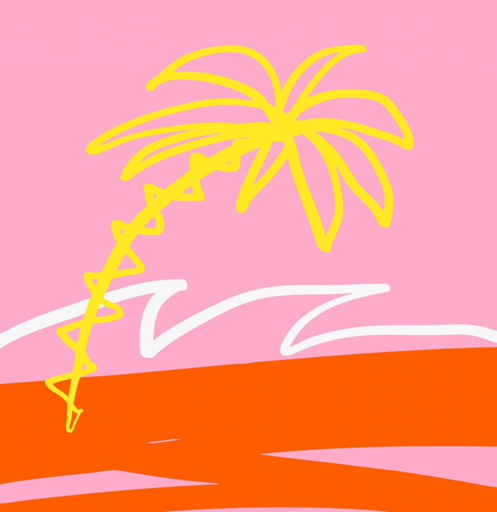 Tropical Beach Scene