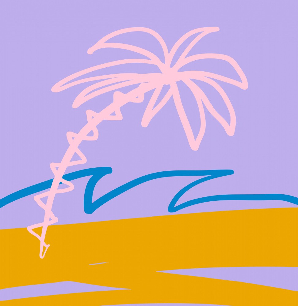 Tropical Beach Scene