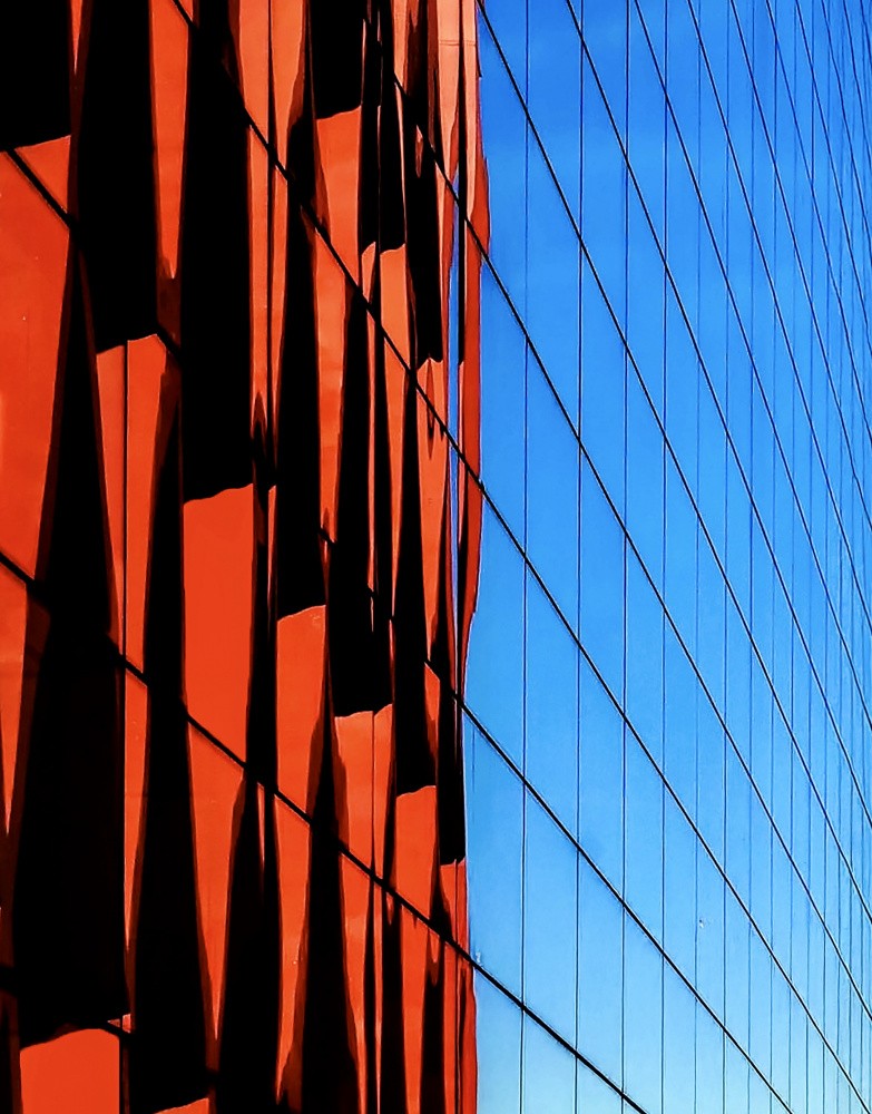 Reflections in glass - Burgos, Spain