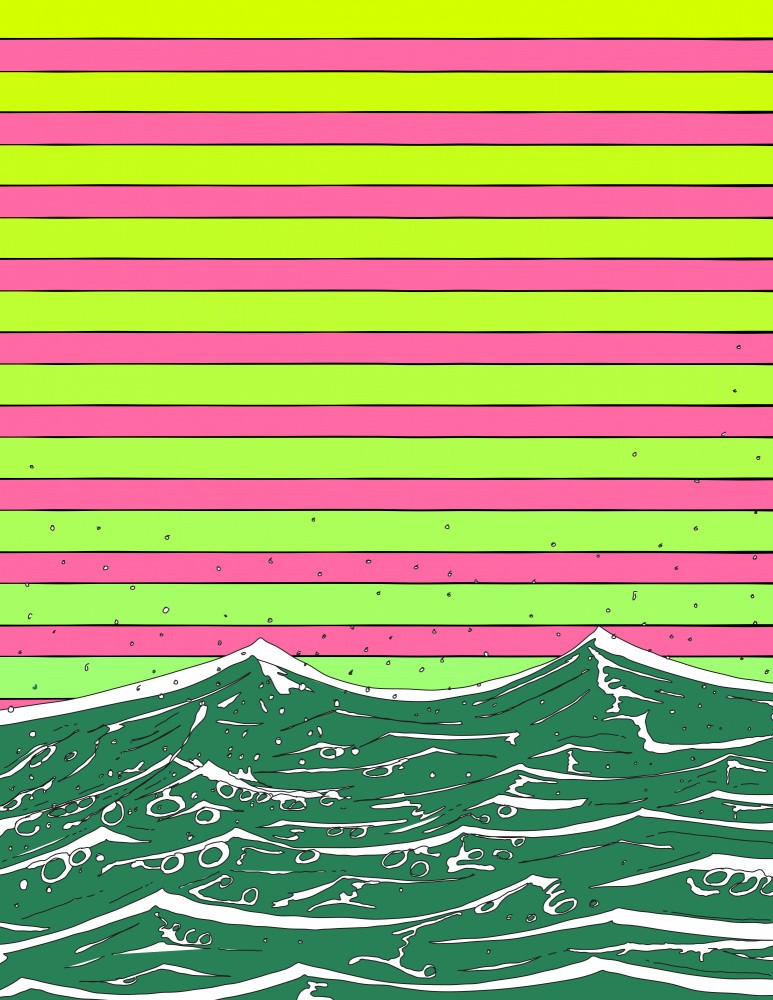 Stylized Ocean Wave