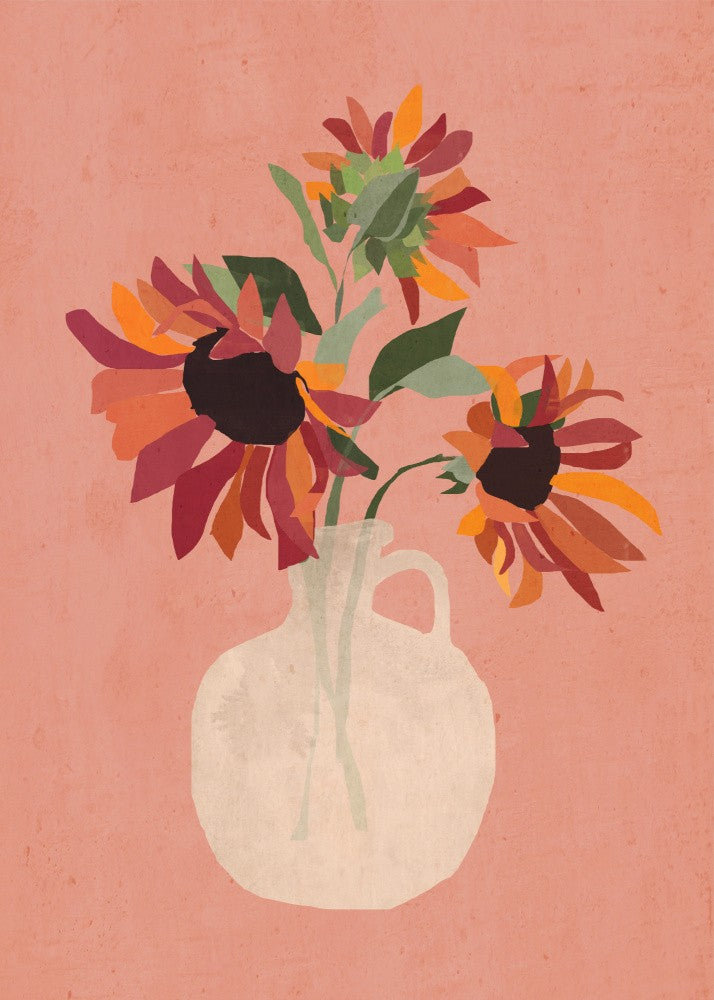 Sunflowers In A Vase
