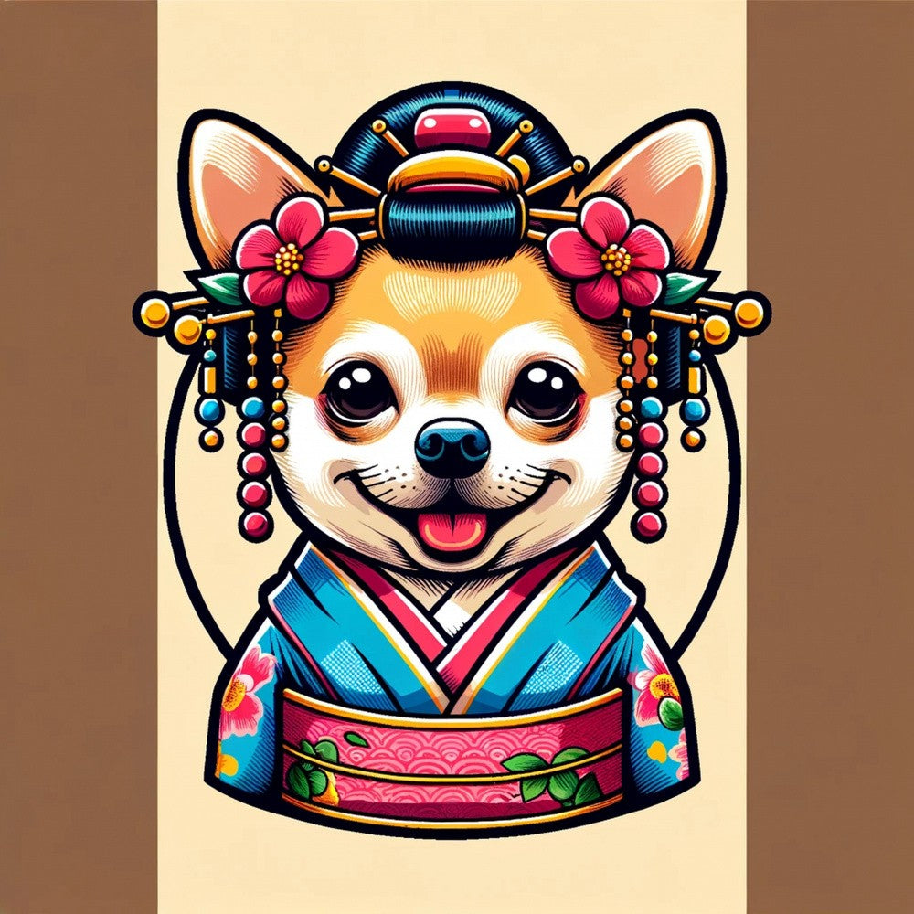 Geisha Pup Elegance