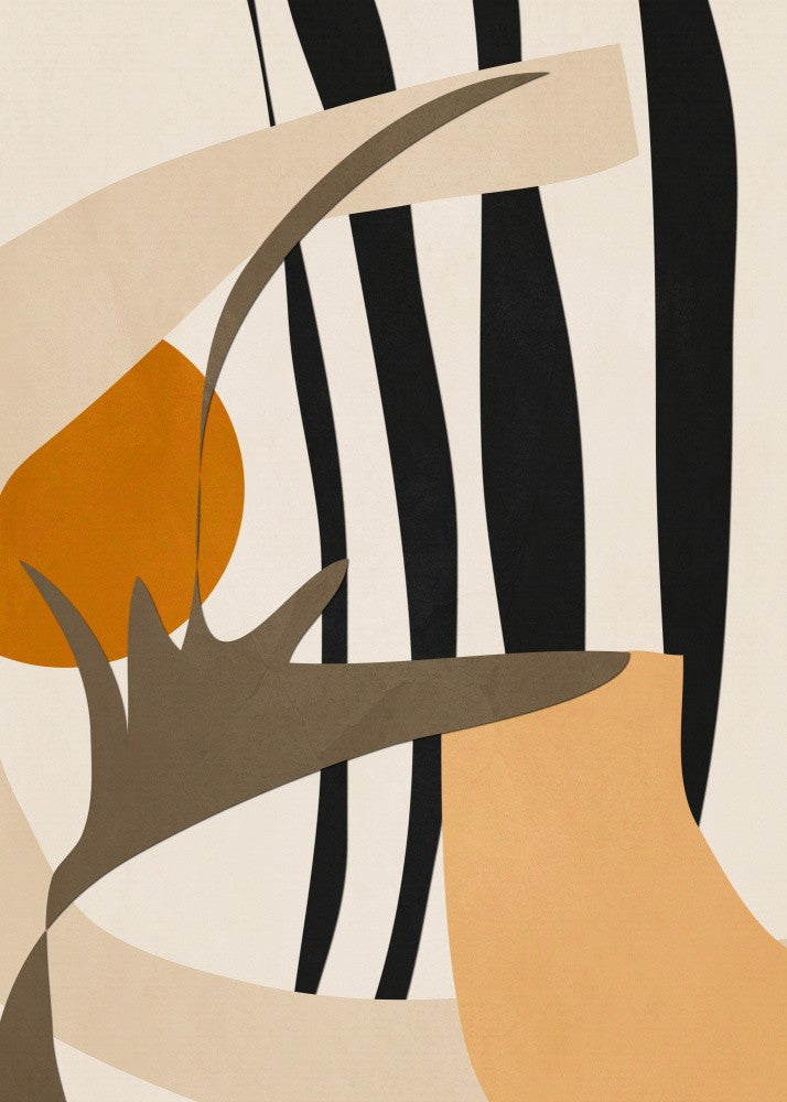 Abstract Composition Featuring