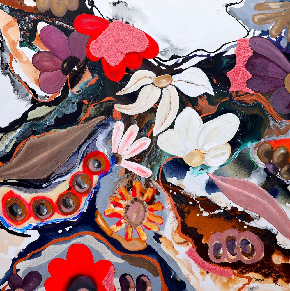 Colorful Floral Whirlwind
