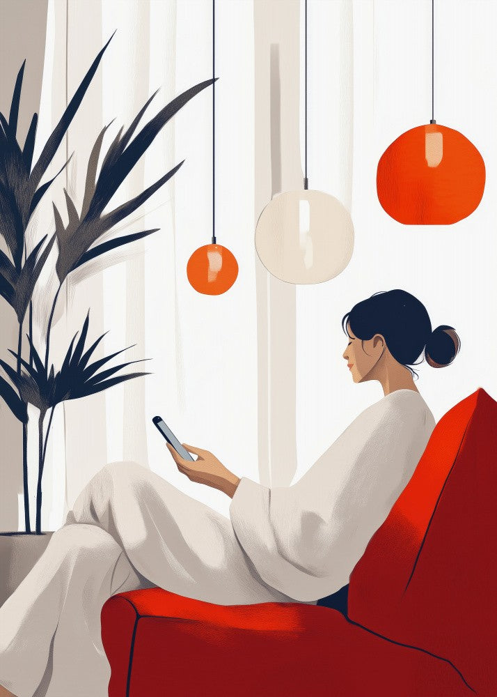 Woman Life Minimal Soft Art (4)
