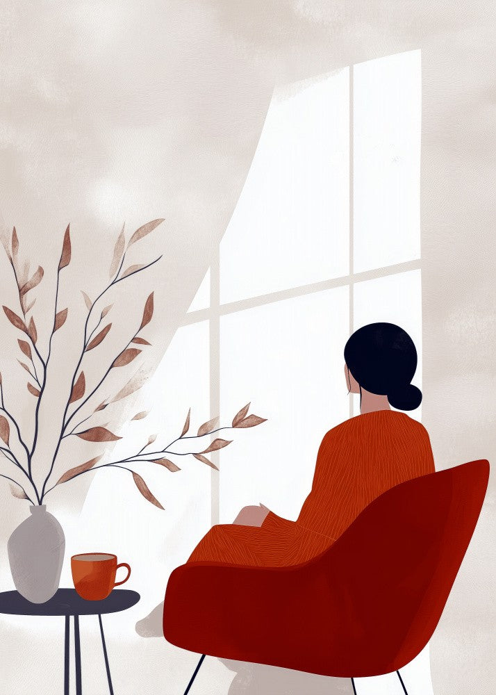 Woman Life Minimal Soft Art (6)