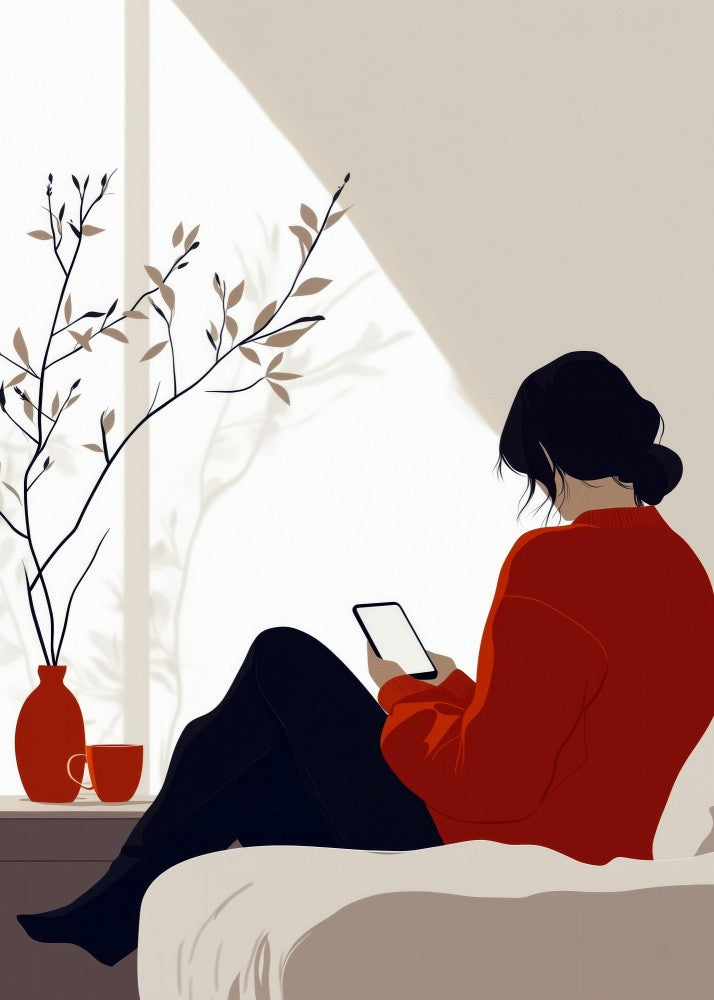 Woman Life Minimal Soft Art (8)