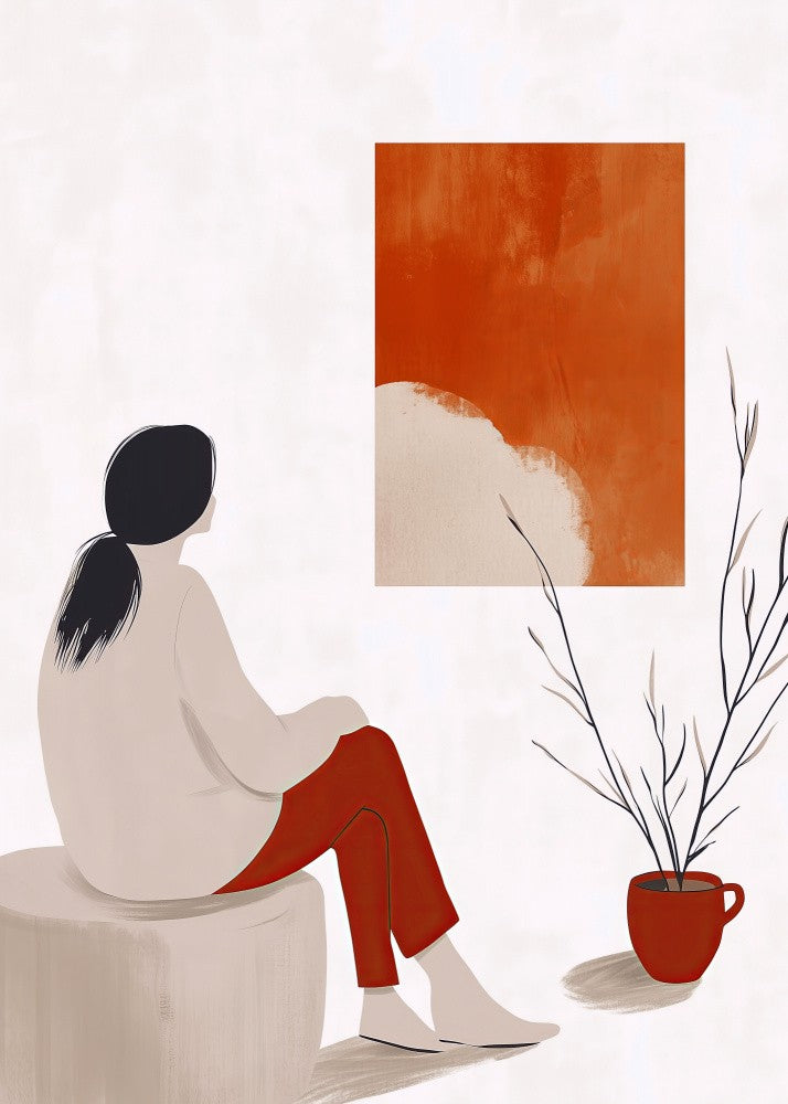 Frauenleben Minimale Sanfte Kunst (10)