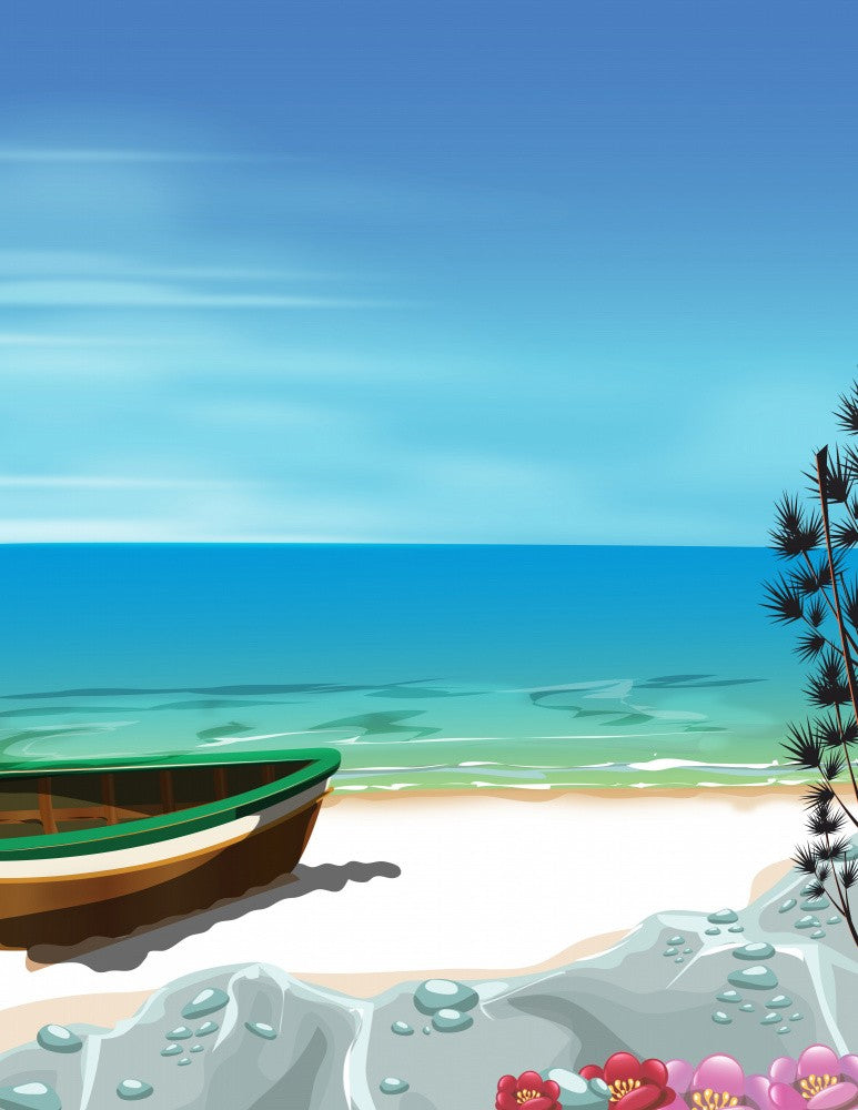 Fishing Boat On A Beach