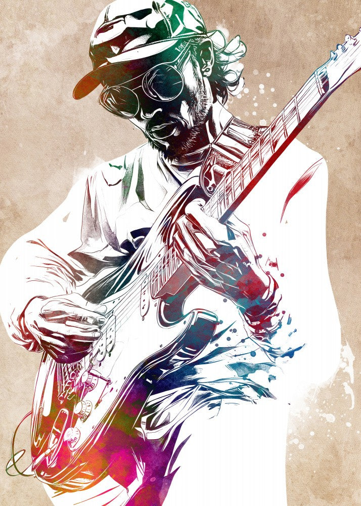 Guitarist music art