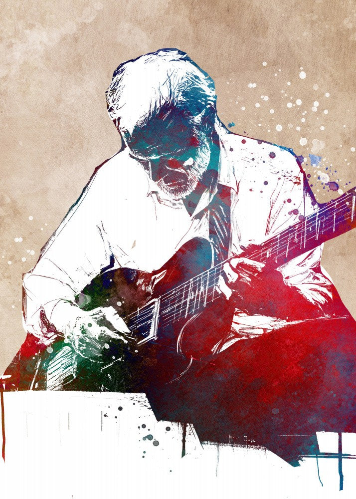 Guitarist music art