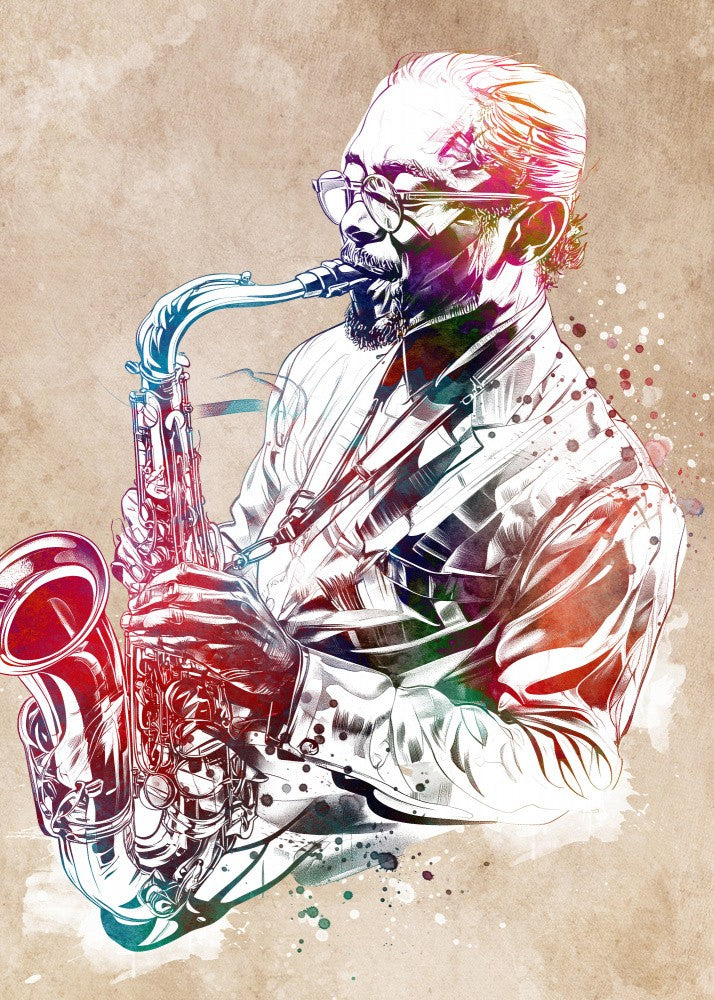 Saxophone music art