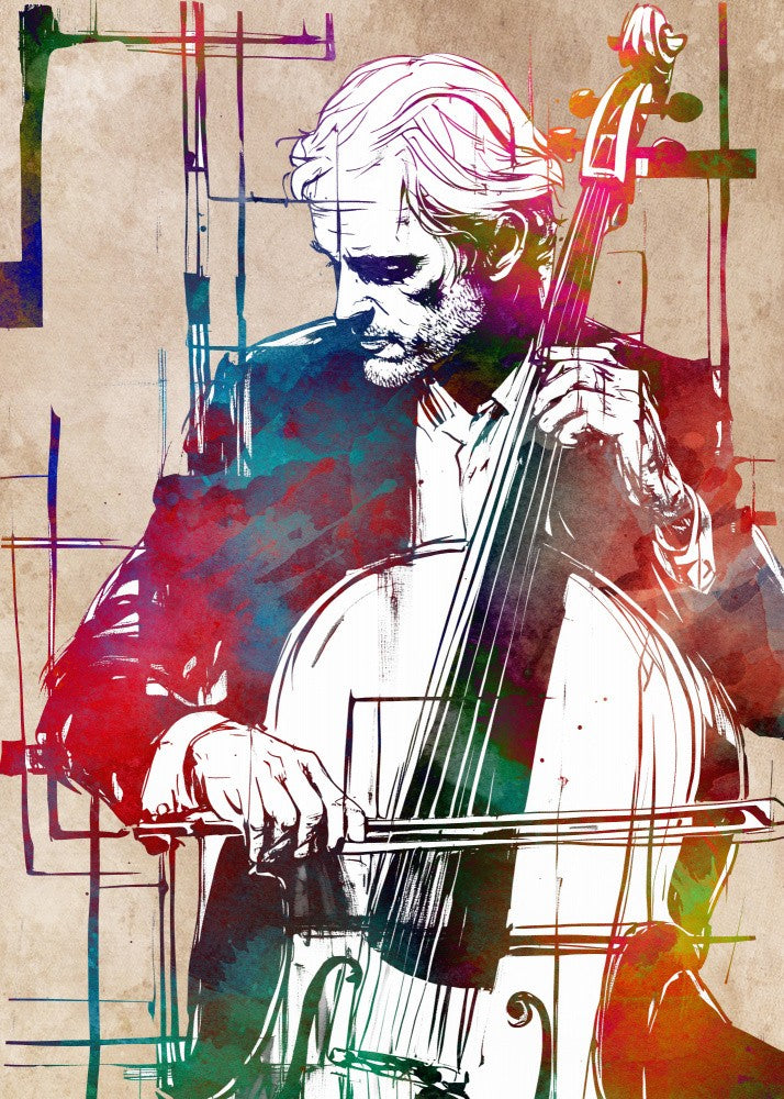 doubble bass music art