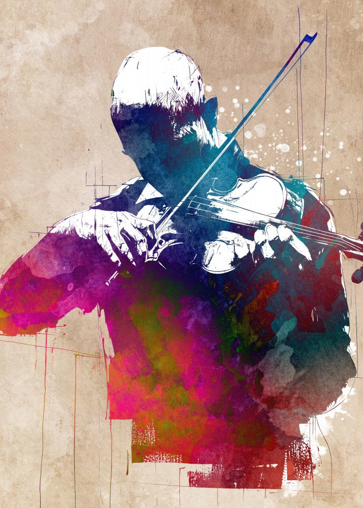 Violinist music art