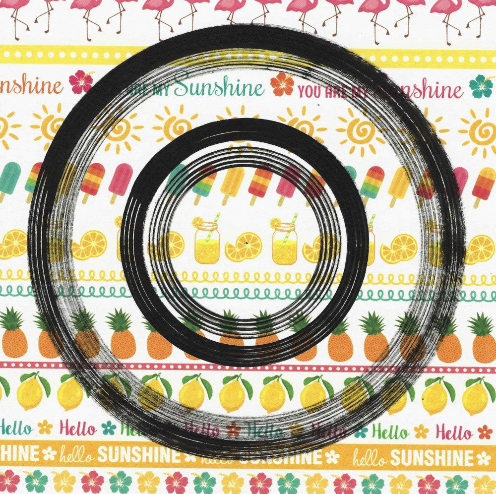 Cercles Concentriques Noirs
