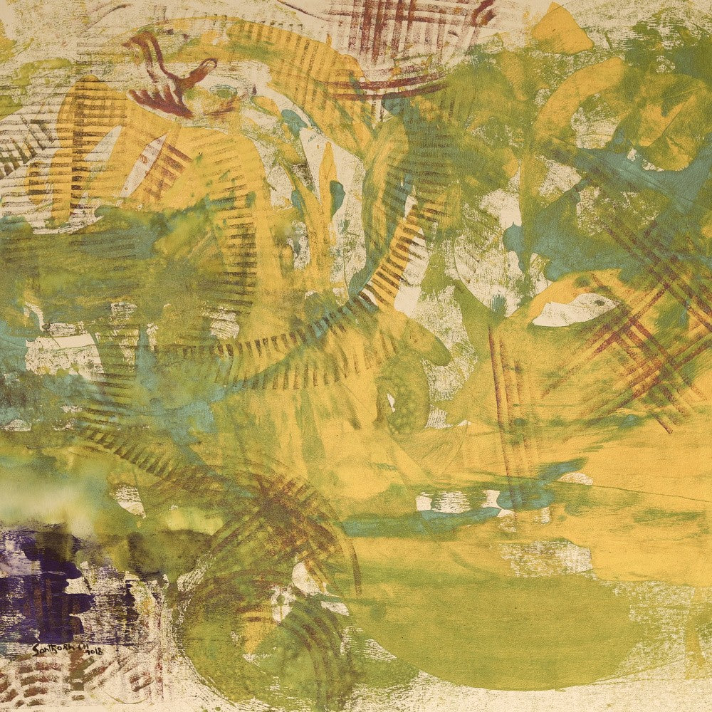 Vibrant Swirls Of Green