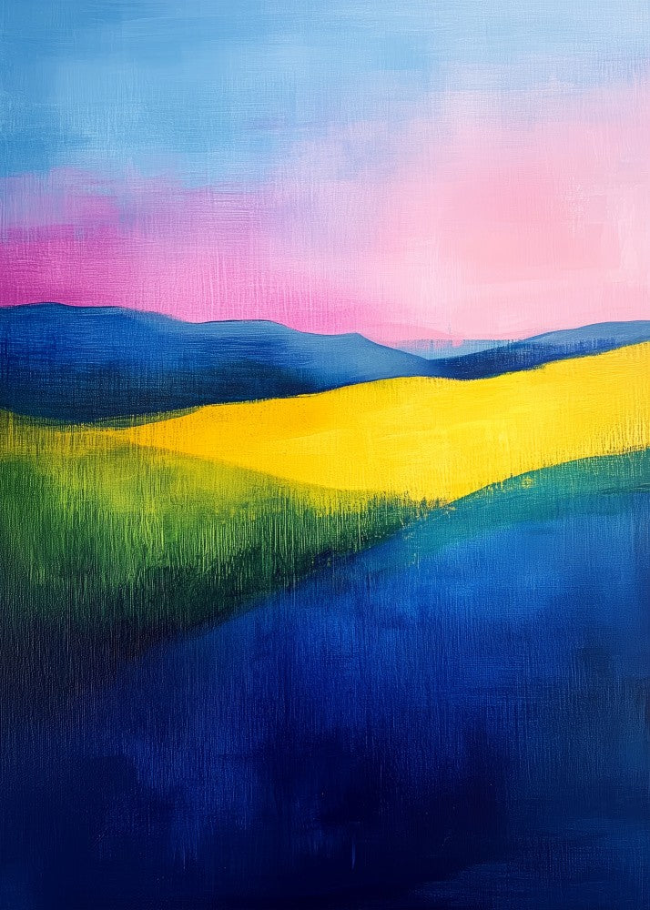 Modern Abstraction Colors Painting (1)