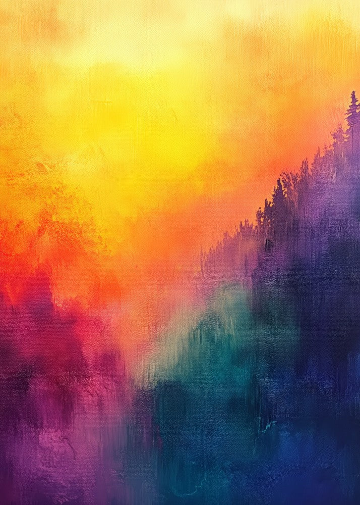 Modern Abstraction Colors Painting (3)