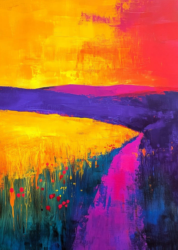 Modern Abstraction Colors Painting (4)