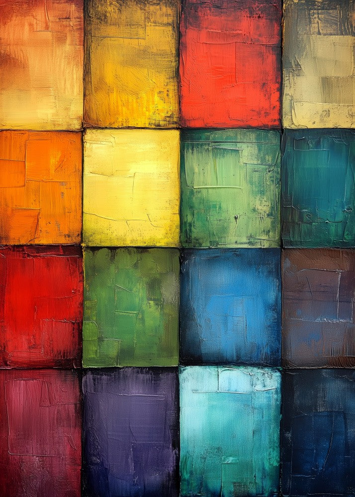 Moderne Abstraktion Farben Gemälde (6)
