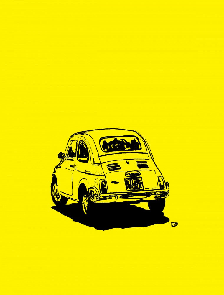 Classic Retro Car Journey