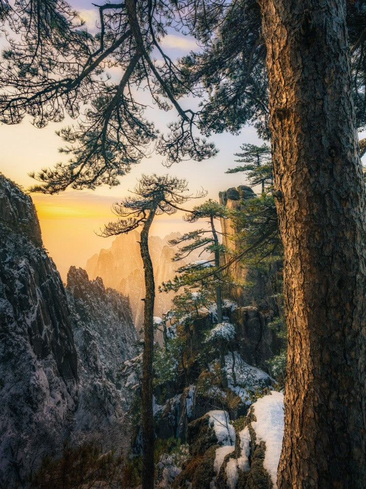 Yellow Mountain sunset