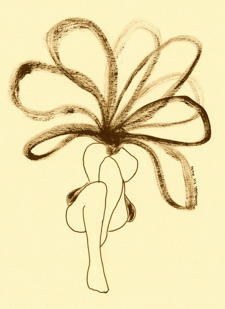 Floral Curves Burst