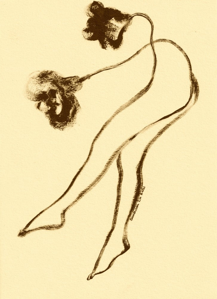 Floral Lines Drawing